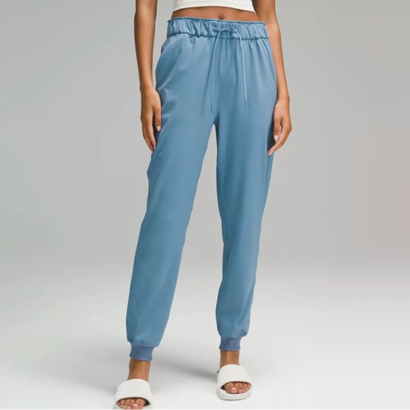 Lululemon Stretch High-Rise Jogger - Utility Blue - Women's Size 6 - Picture 1 of 15